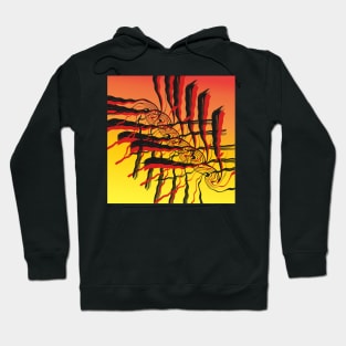 Red and Black at Sunrise Hoodie